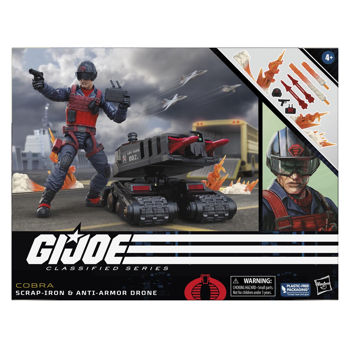 G.I. Joe Classified Series Scrap-Iron & Anti-Armor Drone Hasbro